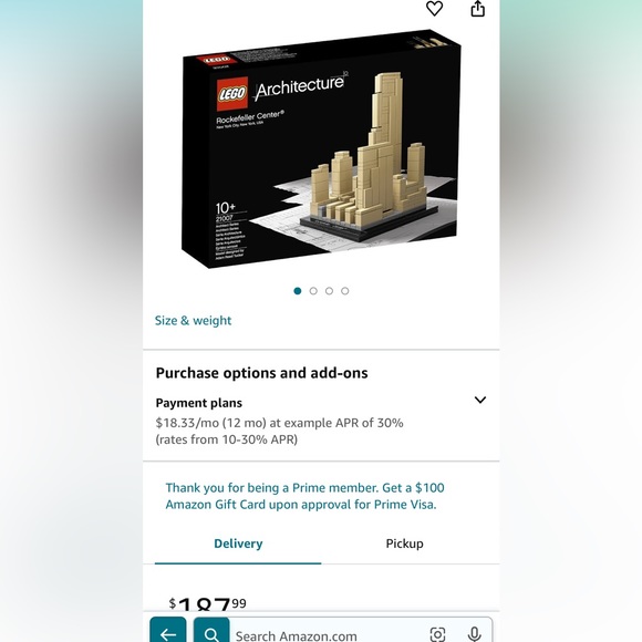 Retired Rockefeller Center Lego 21007 - Picture 6 of 7